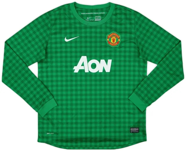 Nike 2012-13 Manchester United GK Shirt - 8/10 - (XL.Boys)