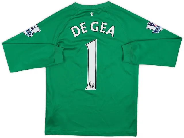 Nike 2014-15 Manchester United GK Shirt De Gea #1 - 7/10 - (M.Boys)