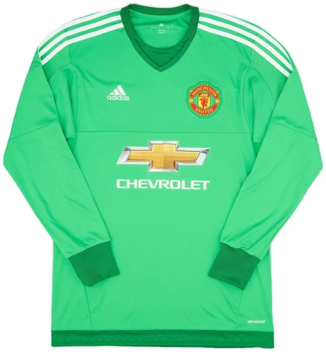adidas 2015-16 Manchester United GK Shirt - 9/10 - (M)