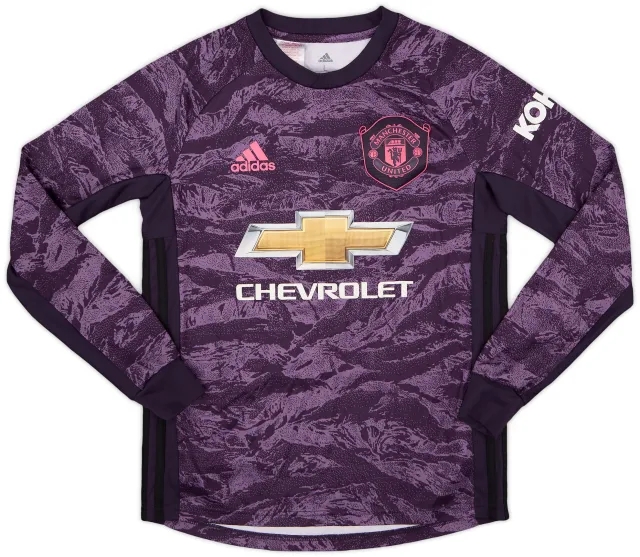 adidas 2019-20 Manchester United GK Shirt - 9/10 - (L.Boys)