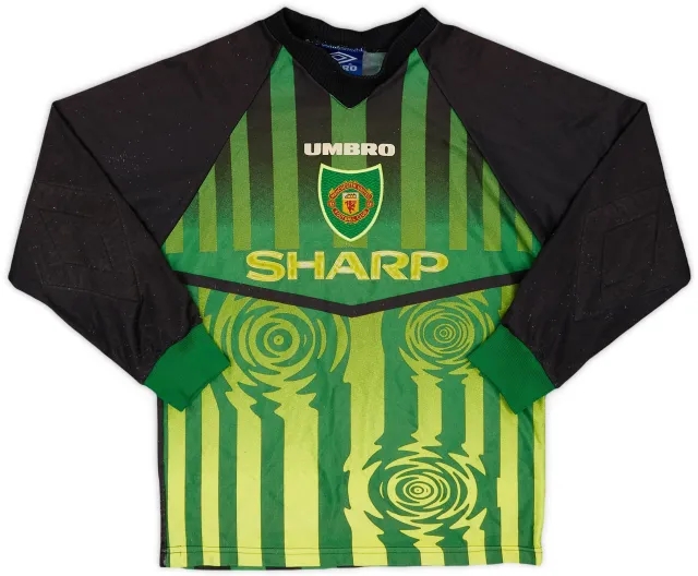 Umbro 1997-98 Manchester United GK Shirt - 7/10 - (M.Boys)