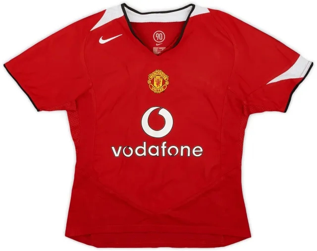 Nike 2004-06 Manchester United Home Shirt - 7/10 - (Women's XS)