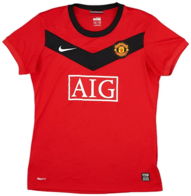 Nike 2009-10 Manchester United Home Shirt - 8/10 - (Women's M)