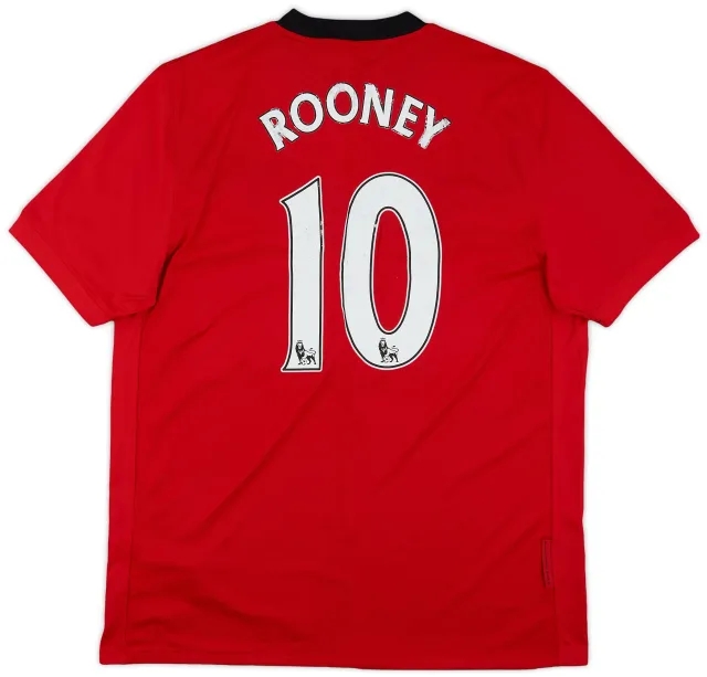 Nike 2009-10 Manchester United Home Shirt Rooney #10 - 5/10 - (L)
