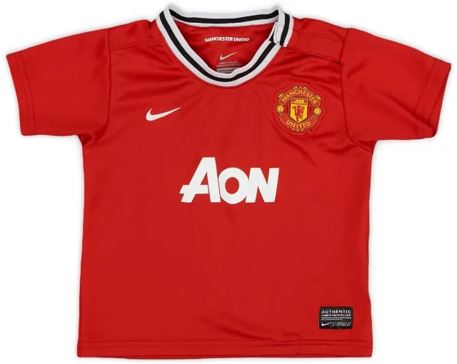 Nike 2011-12 Manchester United Home Shirt - 8/10 - (M.Boys)