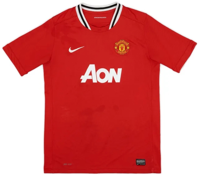 Nike 2011-12 Manchester United Home Shirt Rooney #10 (L.Boys)
