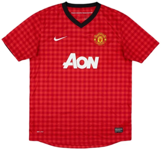 Nike 2012-13 Manchester United Home Shirt - 8/10 - (XL.Boys)