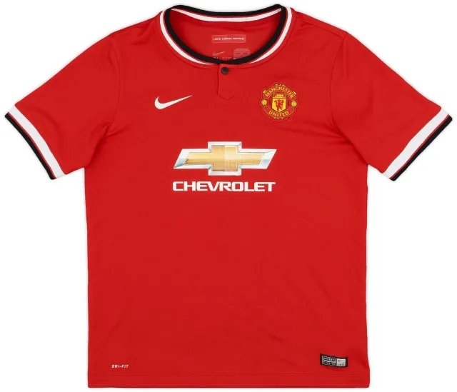 Nike 2014-15 Manchester United Home Shirt - 8/10 - (XL.Boys)