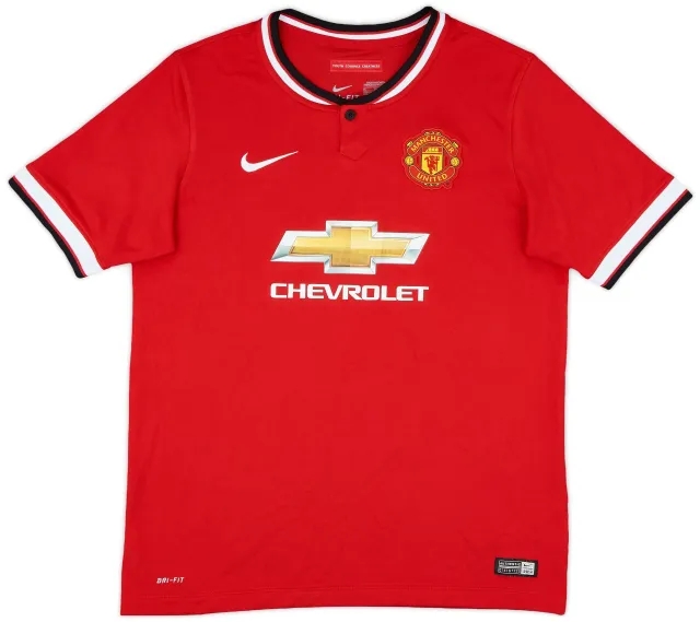 adidas 2015-16 Manchester United Home Shirt - 9/10 - (XL.Boys)