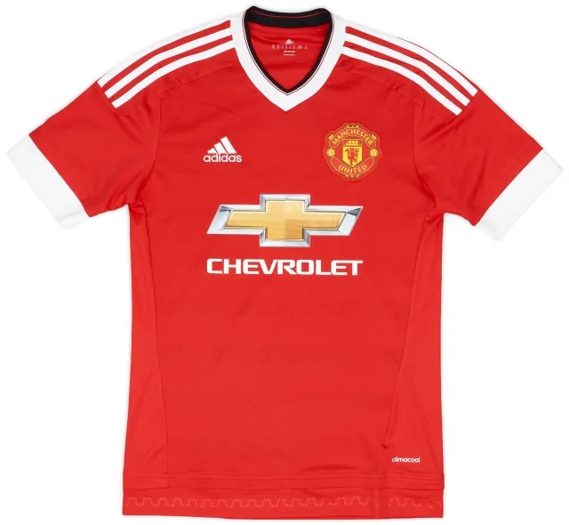 adidas 2015-16 Manchester United Home Shirt - 8/10 - (XS)