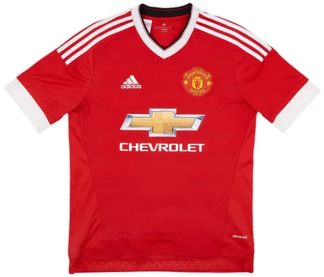 adidas 2015-16 Manchester United Home Shirt - 8/10 - (XL.Boys)
