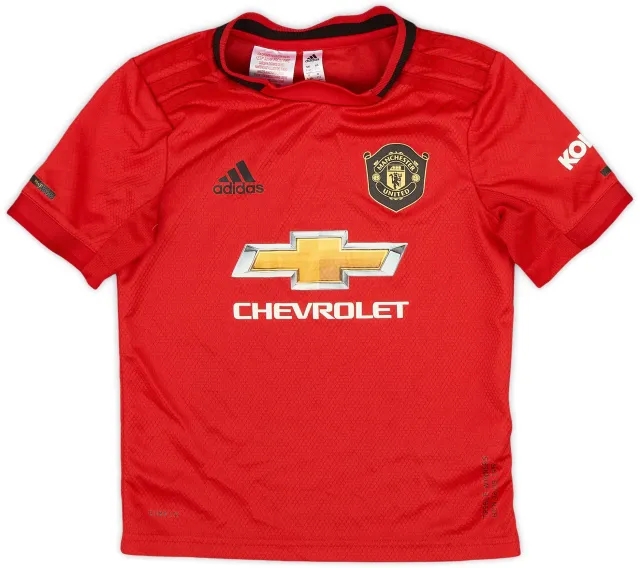 adidas 2019-20 Manchester United Home Shirt - 9/10 - (5-6 Years)