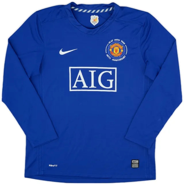 Nike 2008-09 Manchester United Third L/S Shirt - 8/10 - (XL.Boys)