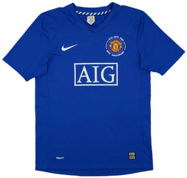 Nike 2008-09 Manchester United Third Shirt - 8/10 - (XL.Boys)