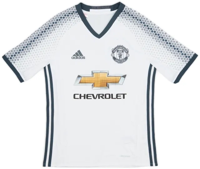 adidas 2016-17 Manchester United Third Shirt - 10/10 - (L.Boys)