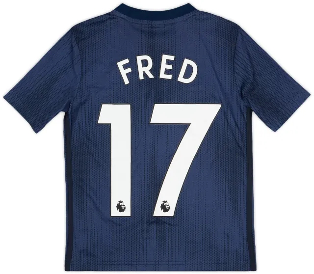 adidas 2018-19 Manchester United Third Shirt Fred #17 - 8/10 - (S.Boys)