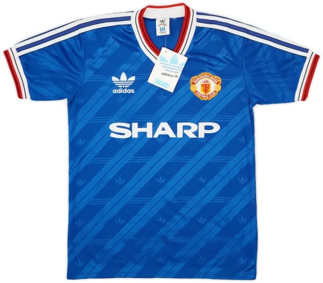 adidas 1986-88 Manchester United Third Shirt (S)