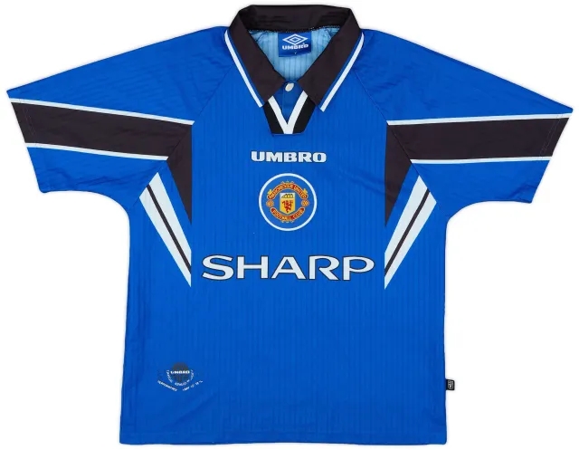 Umbro 1996-98 Manchester United Third Shirt - 8/10 - (Y)