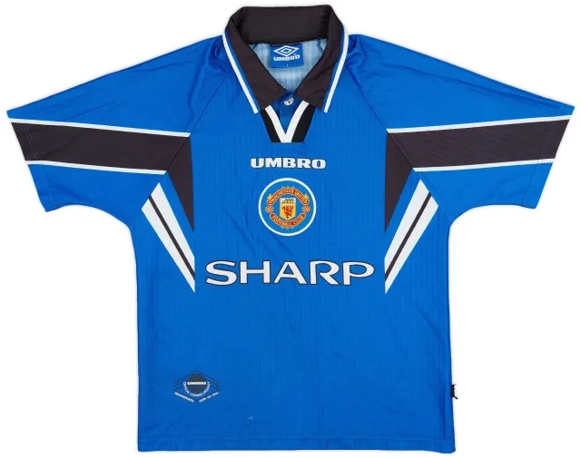 Umbro 1996-98 Manchester United Third Shirt - 7/10 - (Y)