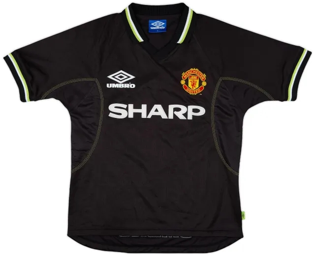 Umbro 1998-99 Manchester United Third Shirt - 8/10 - (Y)