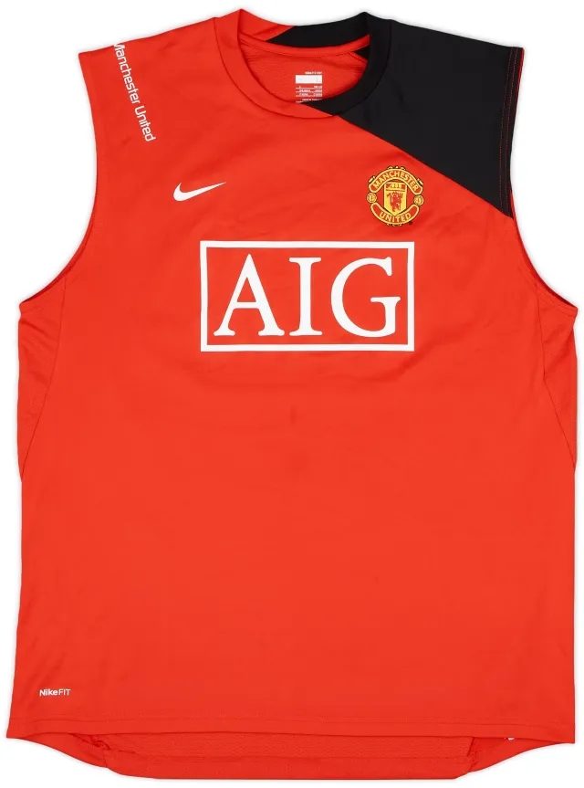 2008-09 Manchester United Nike Training Shirt - 6/10 - (XXL)