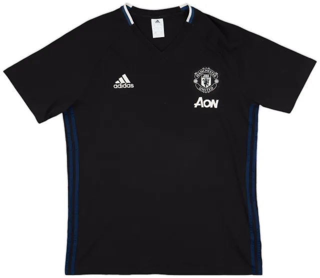 2016-17 Manchester United adidas Cotton Shirt - 9/10 - (XL)
