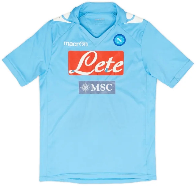 Macron 2011-12 Napoli Home Shirt - 5/10 - (S)