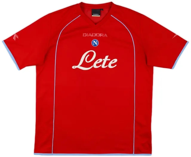 Diadora 2006-07 Napoli Basic Third Shirt - 5/10 - (XL)