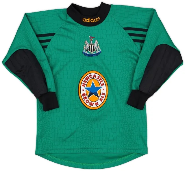 adidas 1997-98 Newcastle GK Shirt - 8/10 - (M.Boys)