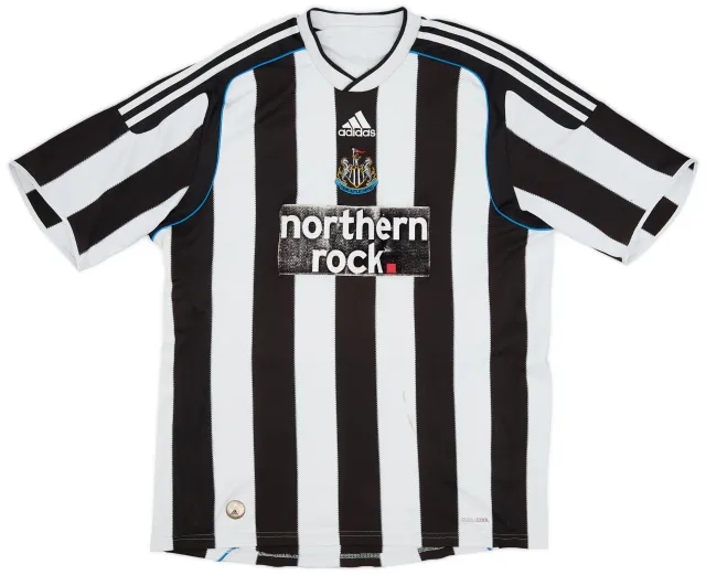 adidas 2009-10 Newcastle Home Shirt - 5/10 - (L)