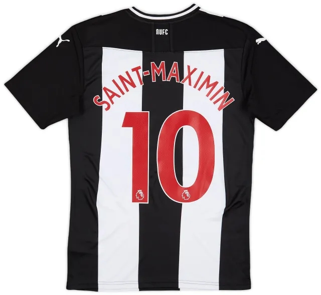 Puma 2019-20 Newcastle Player Issue Home Shirt Saint-Maximin #10 (S)