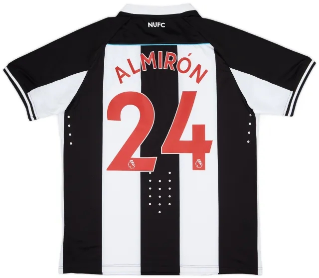 Castore 2021-22 Newcastle Authentic Home Shirt Almiron #24 (XL)