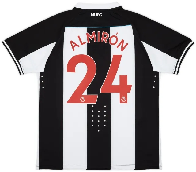 Castore 2021-22 Newcastle Authentic Home Shirt Almiron #24 (XL)