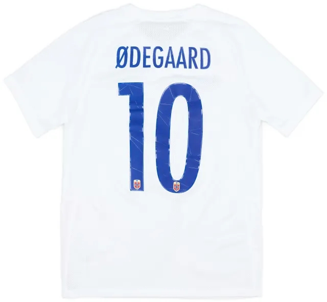 Nike 2022-23 Norway Away Shirt Ødegaard #10 - 8/10 - (S)