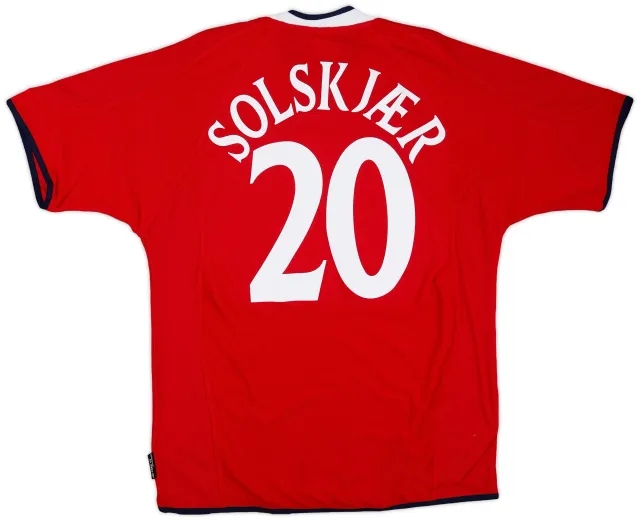 Umbro 2000-02 Norway Home Shirt Solskjaer #20 (L)