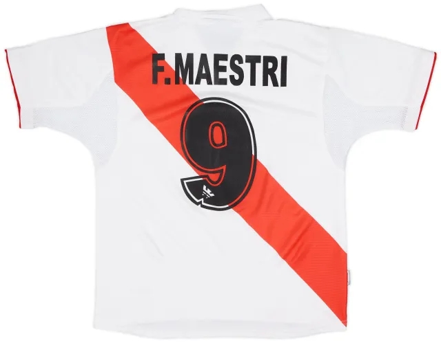 2004-06 Peru Home Shirt F. Maestri #9 - 8/10 - (S)
