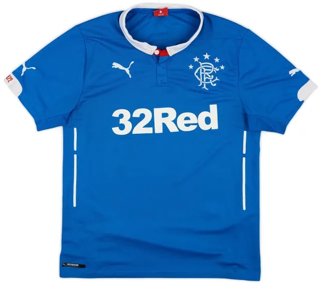 Puma 2014-15 Rangers Home Shirt - 9/10 - (M)