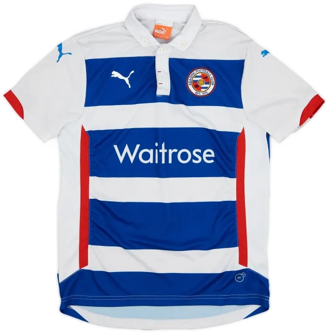 Puma 2014-15 Reading Home Shirt - 5/10 - (L.Boys)