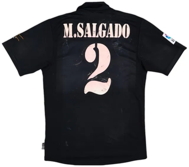 adidas 2002-03 Real Madrid Centenary Away Shirt M. Salgado #2 - 4/10 - (M)