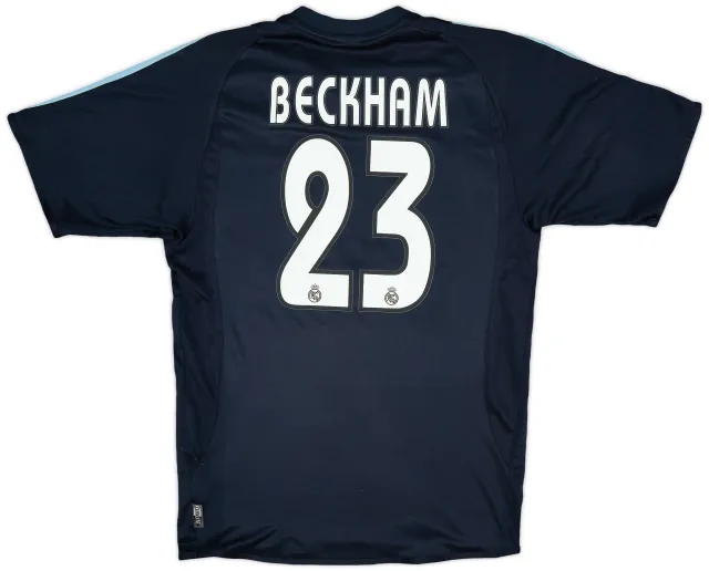 adidas 2003-04 Real Madrid Away Shirt Beckham #23 - 5/10 - (S)