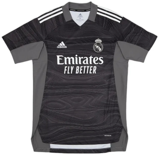 adidas 2021-22 Real Madrid GK S/S Shirt - 9/10 - (M)