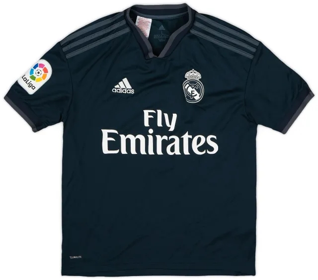 adidas 2018-19 Real Madrid Away Shirt - 8/10 - (L.Boys)