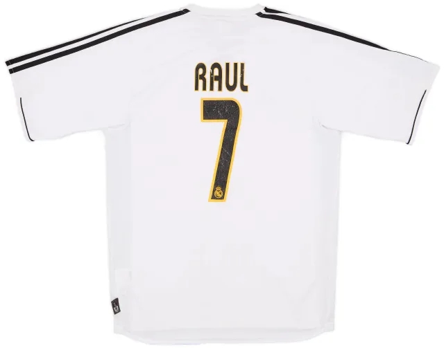 adidas 2003-04 Real Madrid Home Shirt Raul #7 - 5/10 - (S)