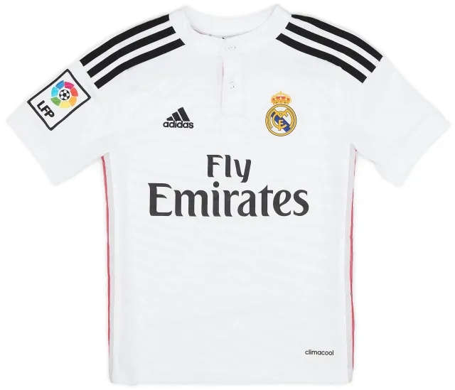 adidas 2014-15 Real Madrid Home Shirt - 6/10 - (7-8 Years)
