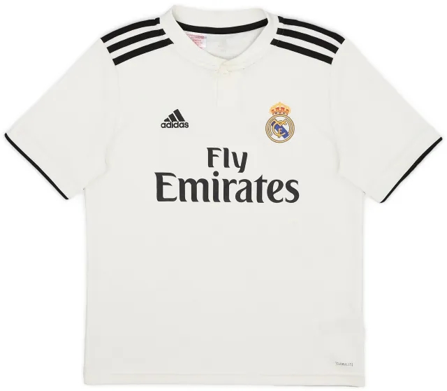 adidas 2018-19 Real Madrid Home Shirt - 8/10 - (M.Boys)