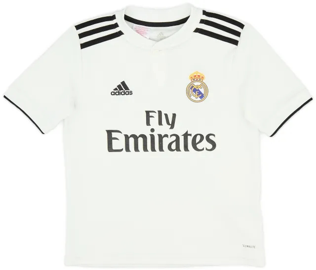 adidas 2018-19 Real Madrid Home Shirt - 8/10 - (S.Boys)
