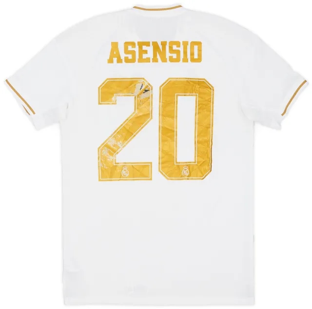 adidas 2019-20 Real Madrid Home Shirt Asensio #20 - 5/10 - (S)