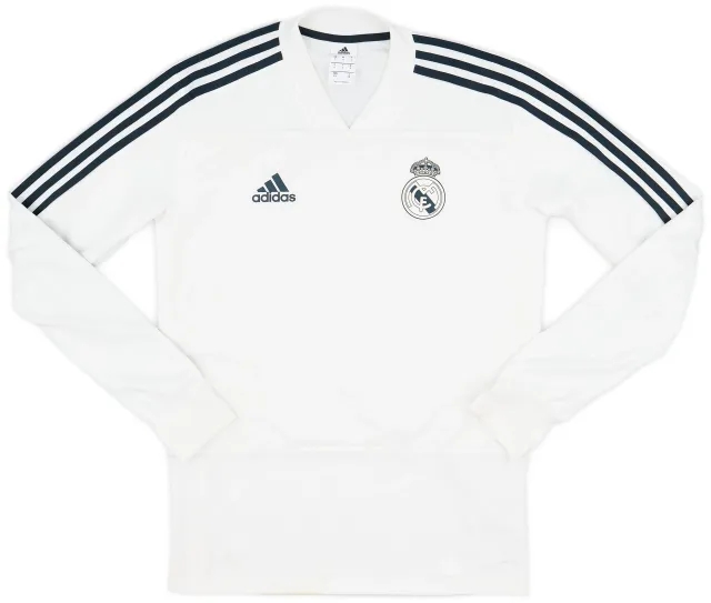 2018-19 Real Madrid adidas Sweat Top - 6/10 - (S)