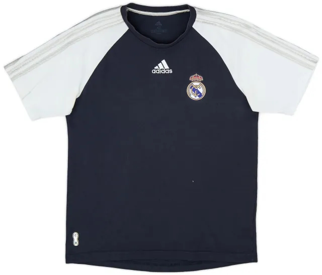 2021-22 Real Madrid adidas Cotton Tee - 6/10 - (XS)