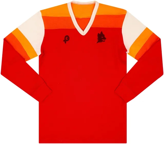 1979-80 Roma Home L/S Shirt - 8/10 - (XS)